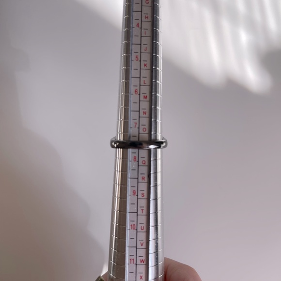 Set of jewel mint rings black metal green and brown crystal size 7.5 - Picture 5 of 5